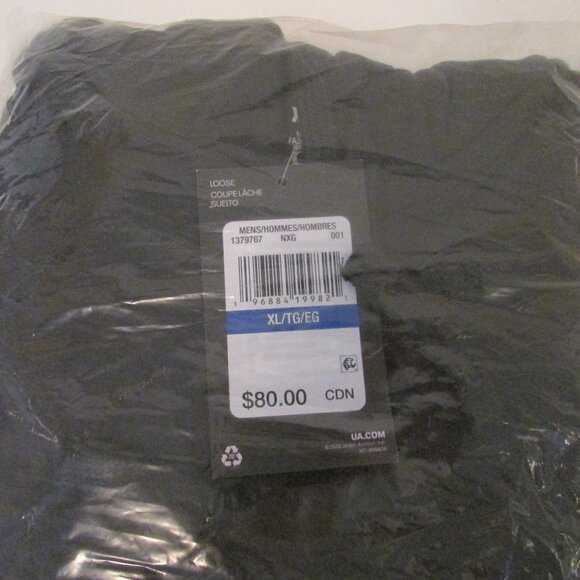 NEW Under Armour Men's Full-Zip Hoodie, Rival Fleece black, XL - Picture 3 of 5